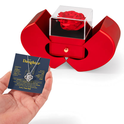 To My Daughter Necklace | Inspirational Jewelry Gift from Father