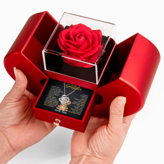 To My Daughter on Her Wedding Day, Daughter Gifts From Mom and Dad, Necklace for Woman