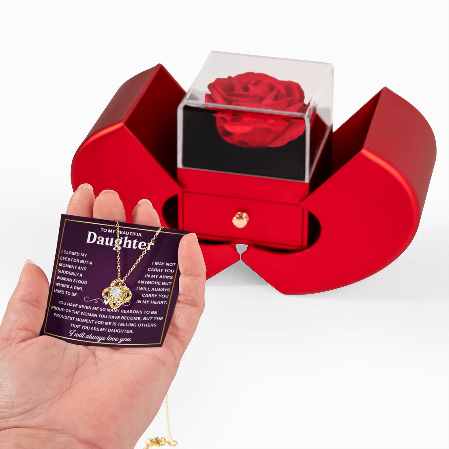 Gifts From Father to Daughter, My Queen Necklace, Christmas Present for Daughter