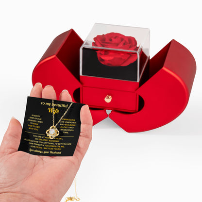 To My Badass Wife Necklace, Sentimental Christmas Gifts for Wife, My Soulmate Gifts for Her