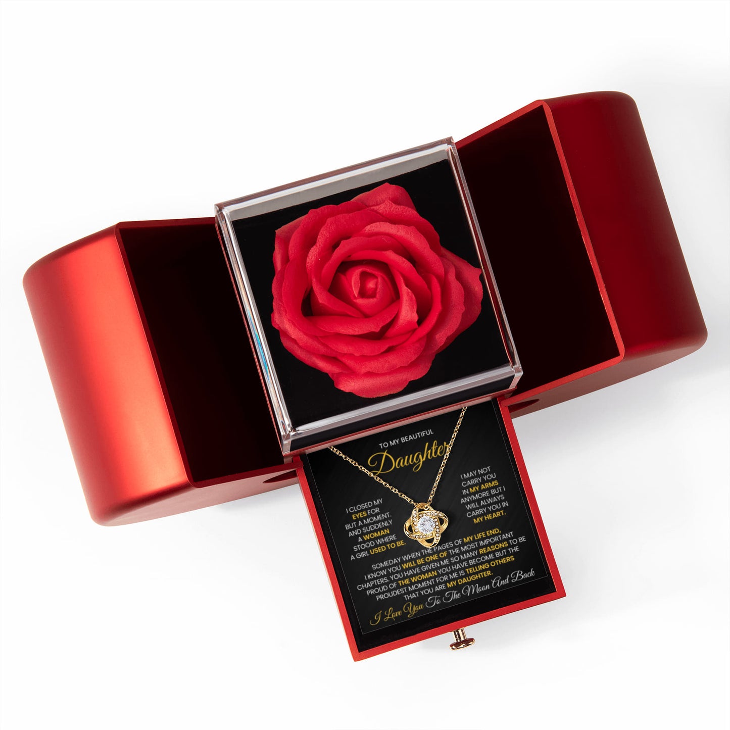 Gift for Her - Something Special for My Daughter Necklace From Mom and Dad