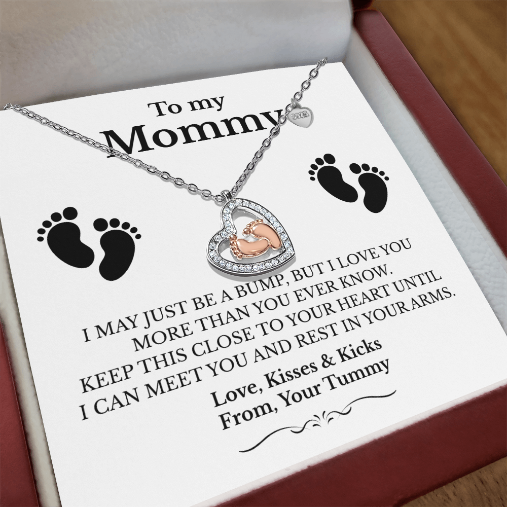 Sentimental “Love From Your Bump” Necklace for Expecting Moms
