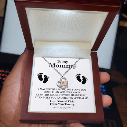 Sentimental “Love From Your Bump” Necklace for Expecting Moms