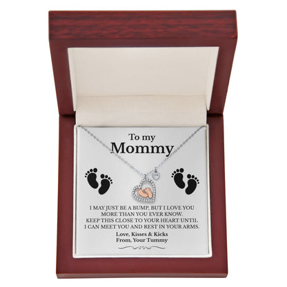 Sentimental “Love From Your Bump” Necklace for Expecting Moms