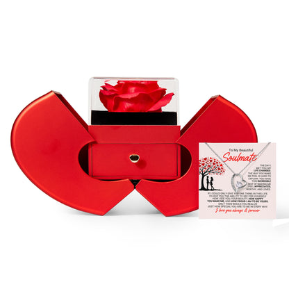 Best Gift for Soulmate 2026 | Unique Soulmate Necklace with Message Card | Anniversary & Birthday Jewelry for Her