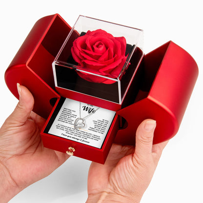 To My Beautiful Wife, You Are the Calm in My Busy Mind - Forever Love Necklace