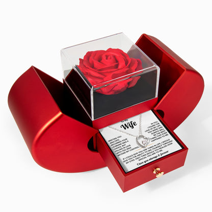 To My Beautiful Wife, You Are the Calm in My Busy Mind - Forever Love Necklace
