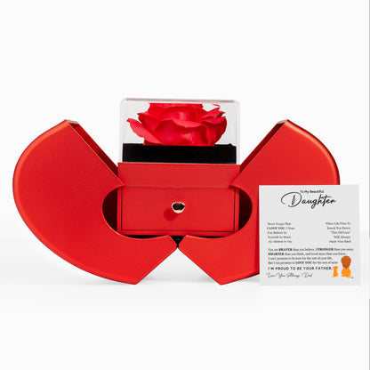 To My Daughter Necklace From Mom Dad, Inspirational Jewelry,  Graduation Gifts for Daughter