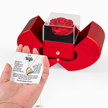 To My Beautiful Wife, You Are the Calm in My Busy Mind - Forever Love Necklace