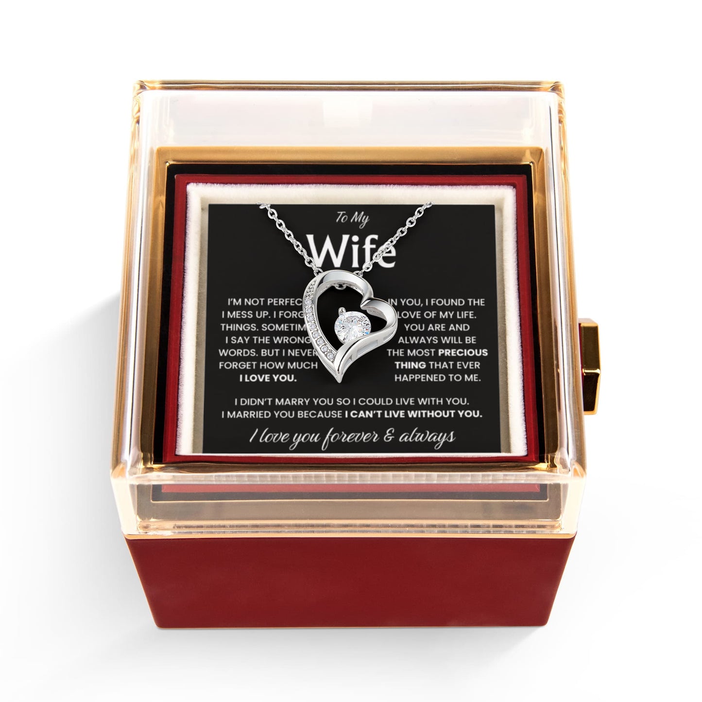 Jewelry for Wife - Gifts From Husband, Valentines Anniversary Gifts for Wife