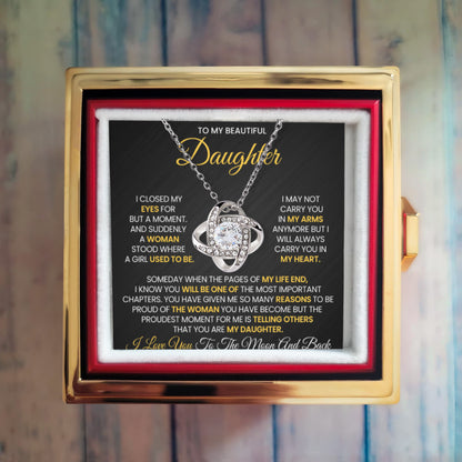To My Daughter - You Have Been Such a Wonderful Addition to My Life - Necklace