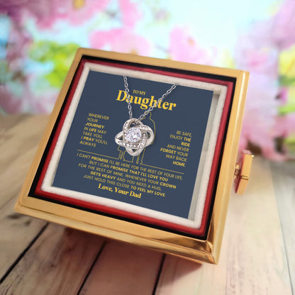 To My Daughter Necklace from Dad | Meaningful Birthday Gift for Her