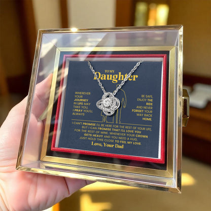 To My Daughter Necklace from Dad | Meaningful Birthday Gift for Her