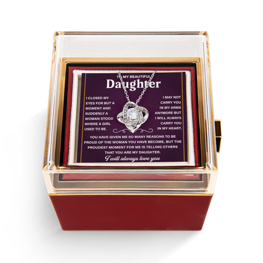 Daughter Gift From Dad, Sentimental Necklace to Daughter From Mom