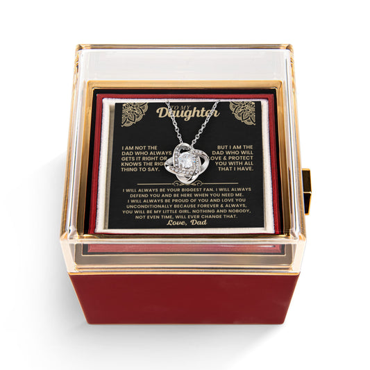 Christmas Gift for Daughter From Dad, to My Daughter Necklace, Women's Jewelry