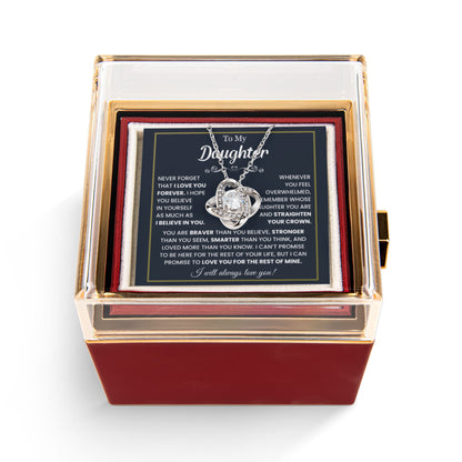 Daughter Graduation Gift 2026 | To My Daughter Necklace Mom Dad