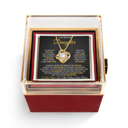 To My Daughter - You Have Been Such a Wonderful Addition to My Life - Necklace