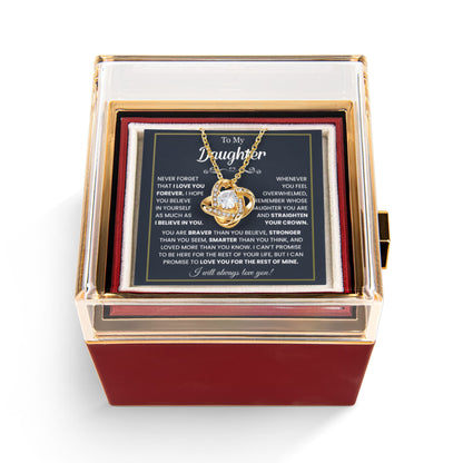 Daughter Graduation Gift 2026 | To My Daughter Necklace Mom Dad