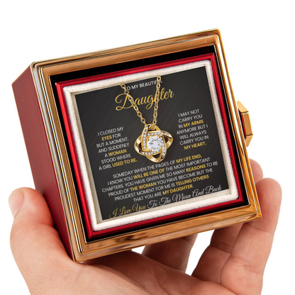 To My Daughter - You Have Been Such a Wonderful Addition to My Life - Necklace