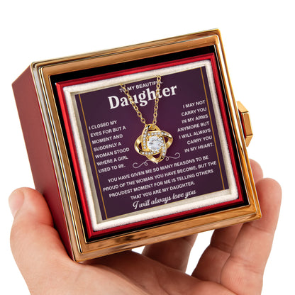 Daughter Gift From Dad, Sentimental Necklace to Daughter From Mom