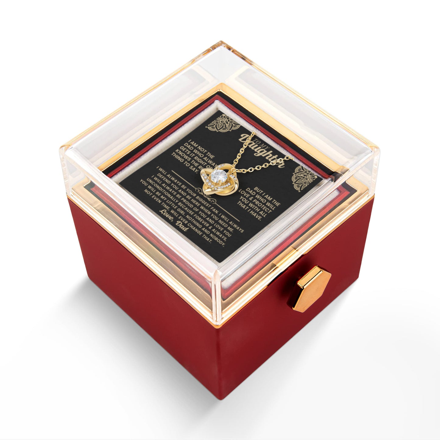 Christmas Gift for Daughter From Dad, to My Daughter Necklace, Women's Jewelry