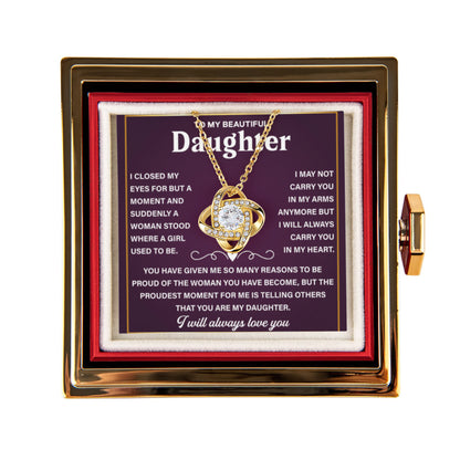 Daughter Gift From Dad, Sentimental Necklace to Daughter From Mom