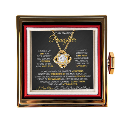 To My Daughter - You Have Been Such a Wonderful Addition to My Life - Necklace