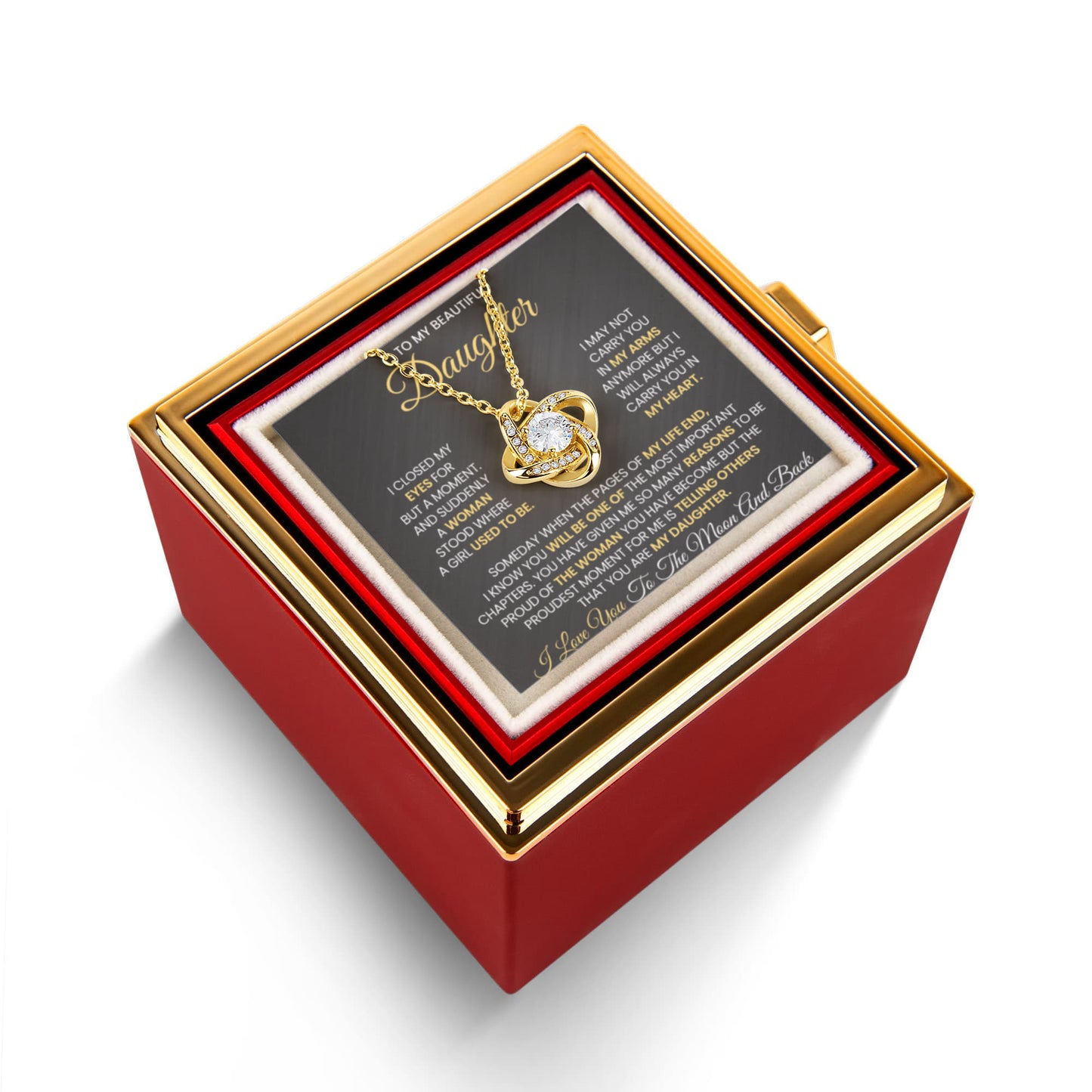 To My Daughter - You Have Been Such a Wonderful Addition to My Life - Necklace