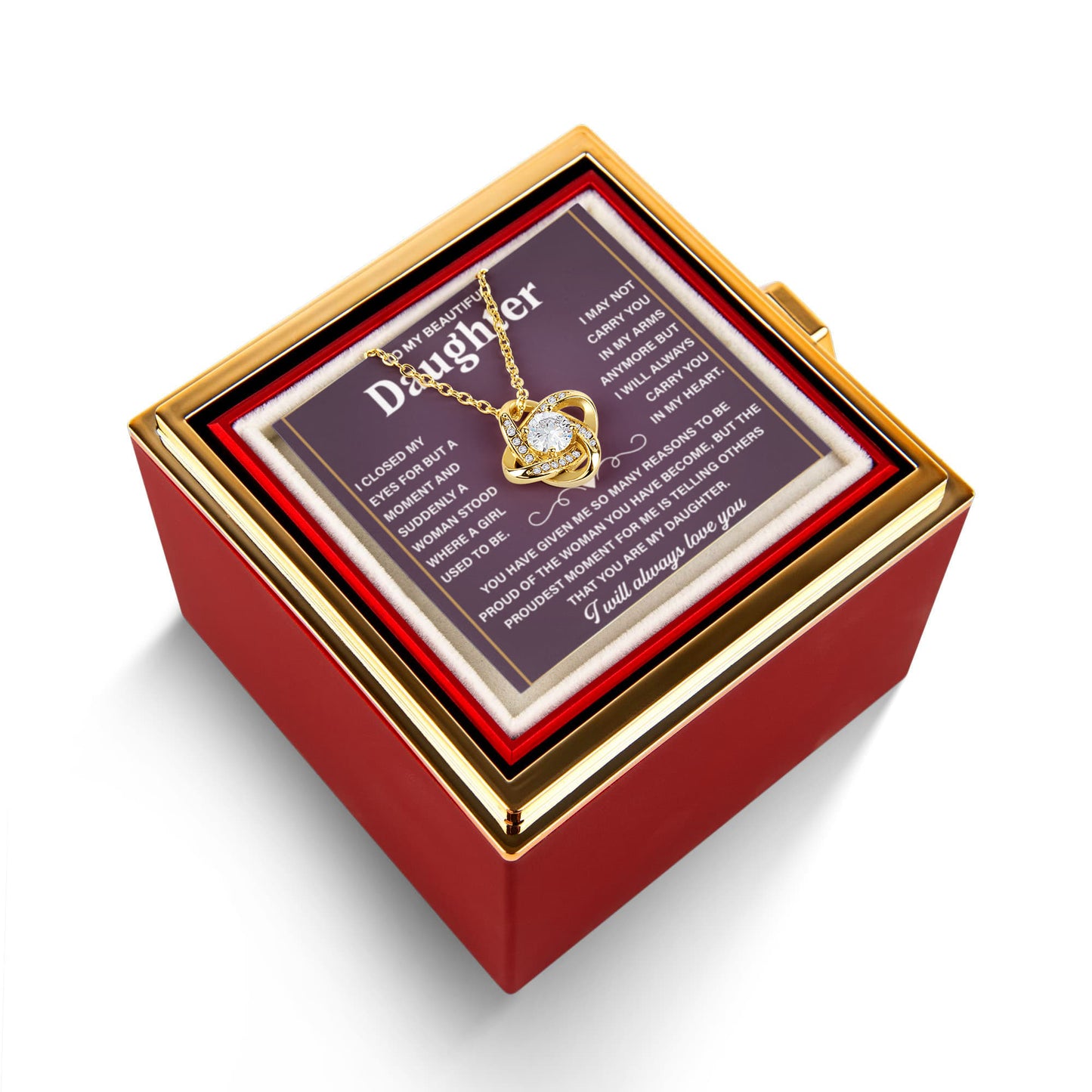 Daughter Gift From Dad, Sentimental Necklace to Daughter From Mom